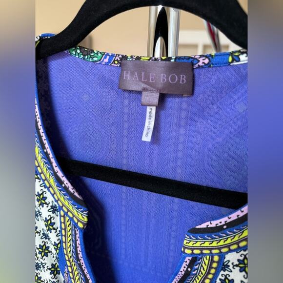 Hale Bob Jersey Shift Lined Women’s Dress Colorful size small purple - Picture 3 of 5